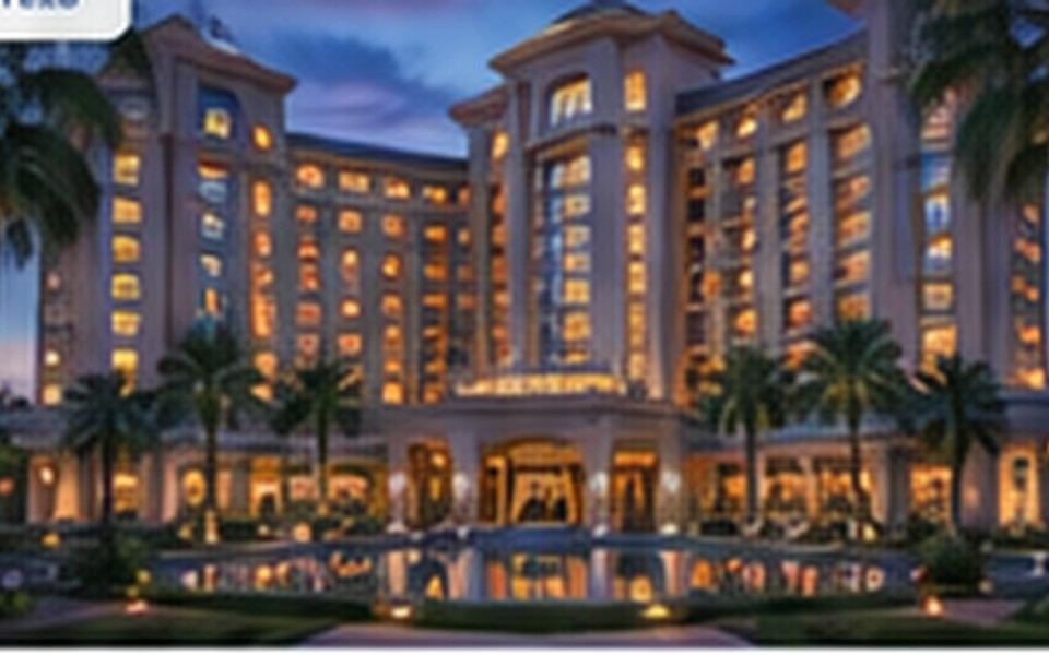 Luxury hotel elevator project concept