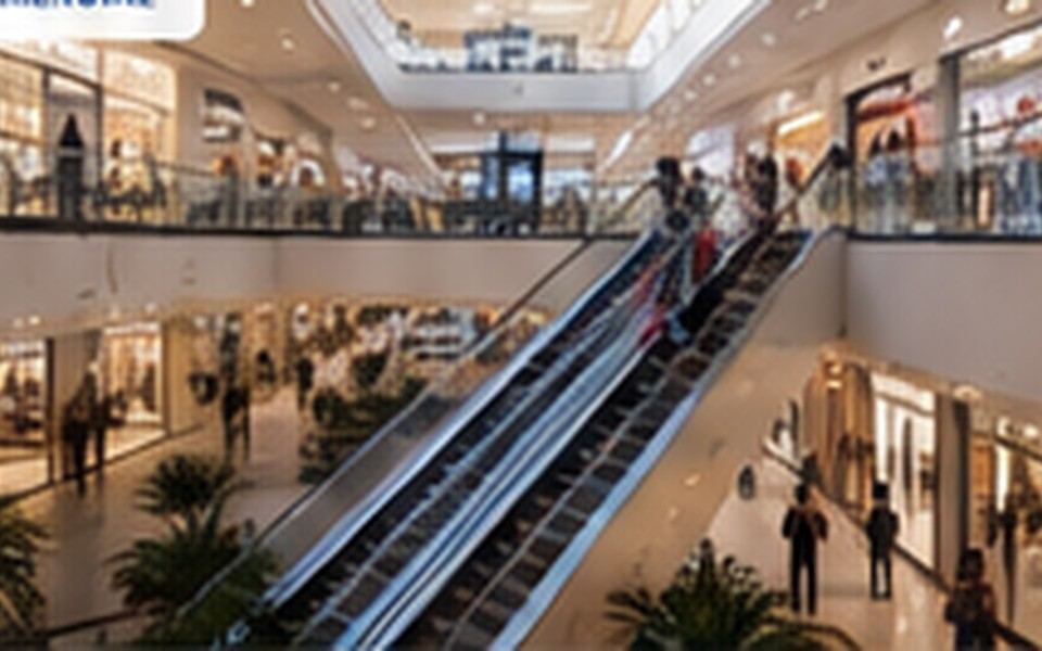 Shopping mall escalator project concept